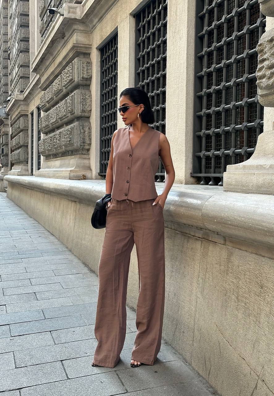 Linen Vest - BossyMs