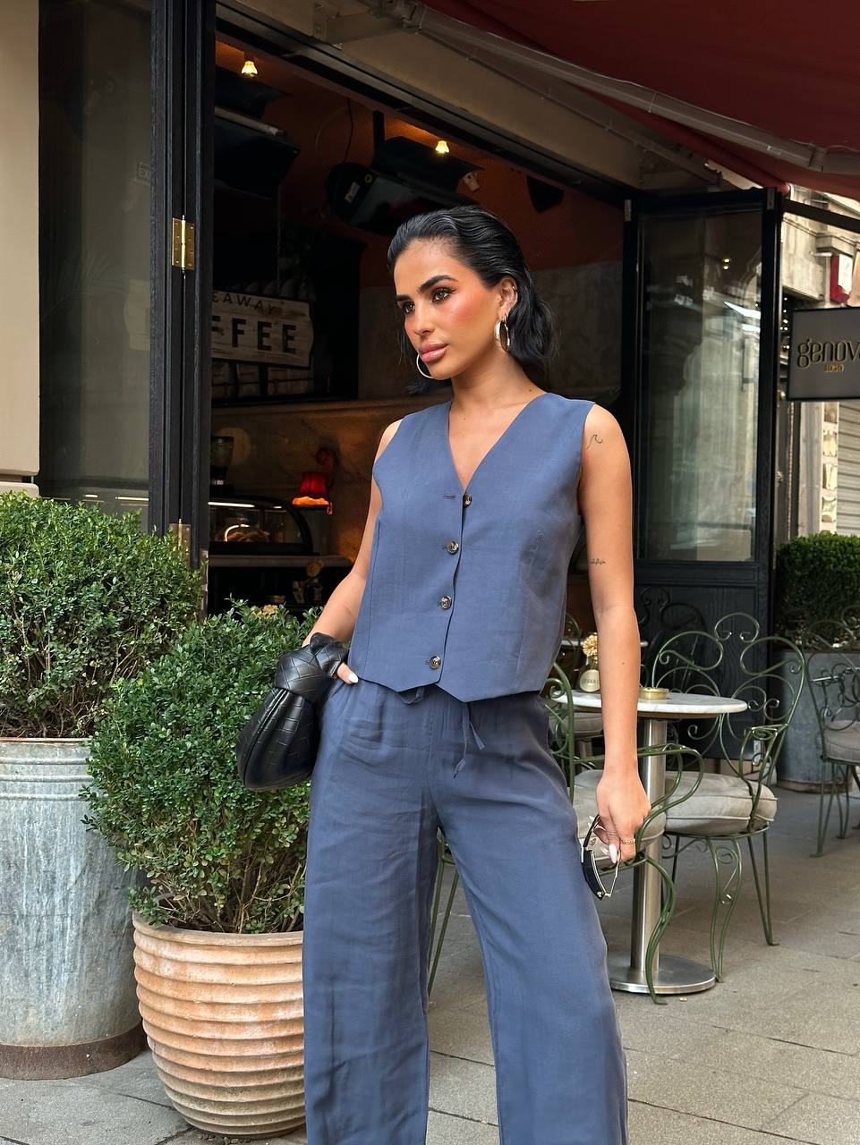 Linen Vest - BossyMs