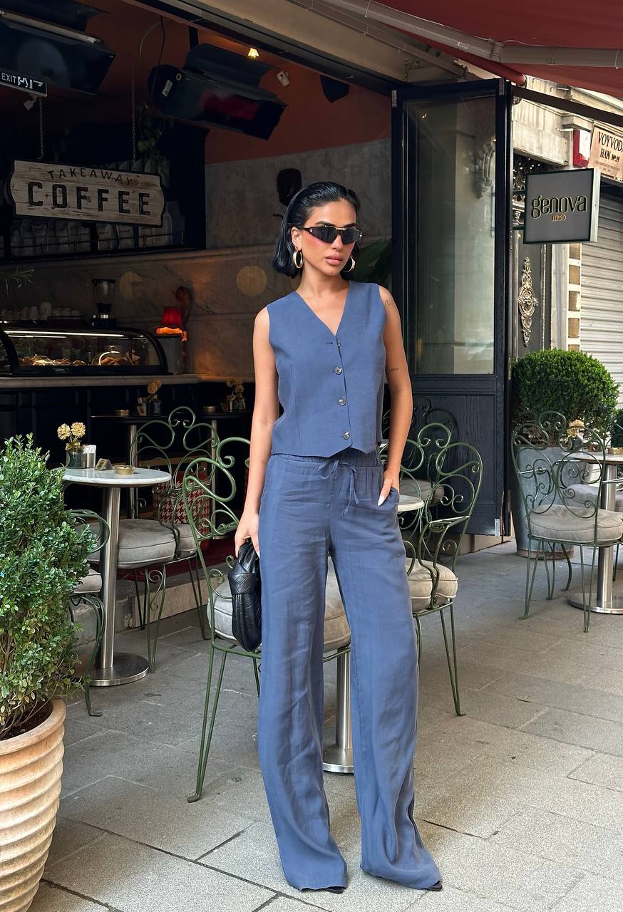 Linen Vest - BossyMs