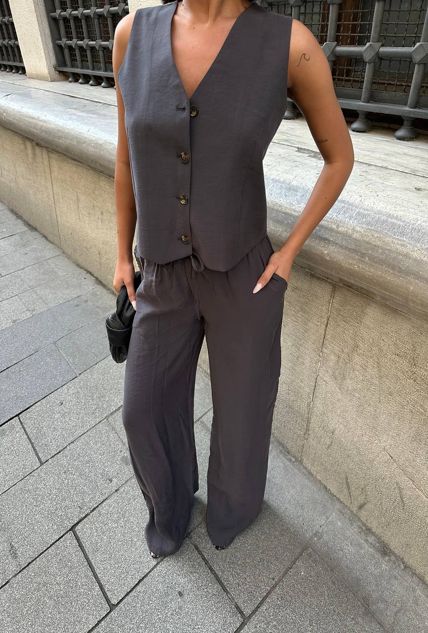 Linen Vest - BossyMs